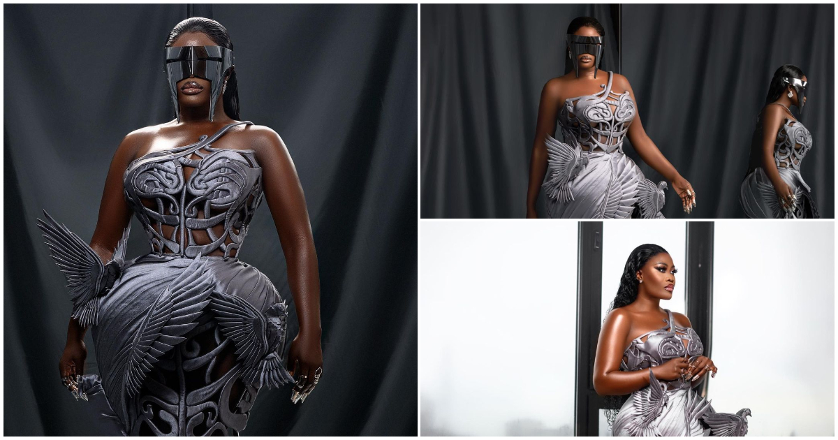 Nana Akua Addo shares details about the dress she wore to the AMVCA and how long it took to design it