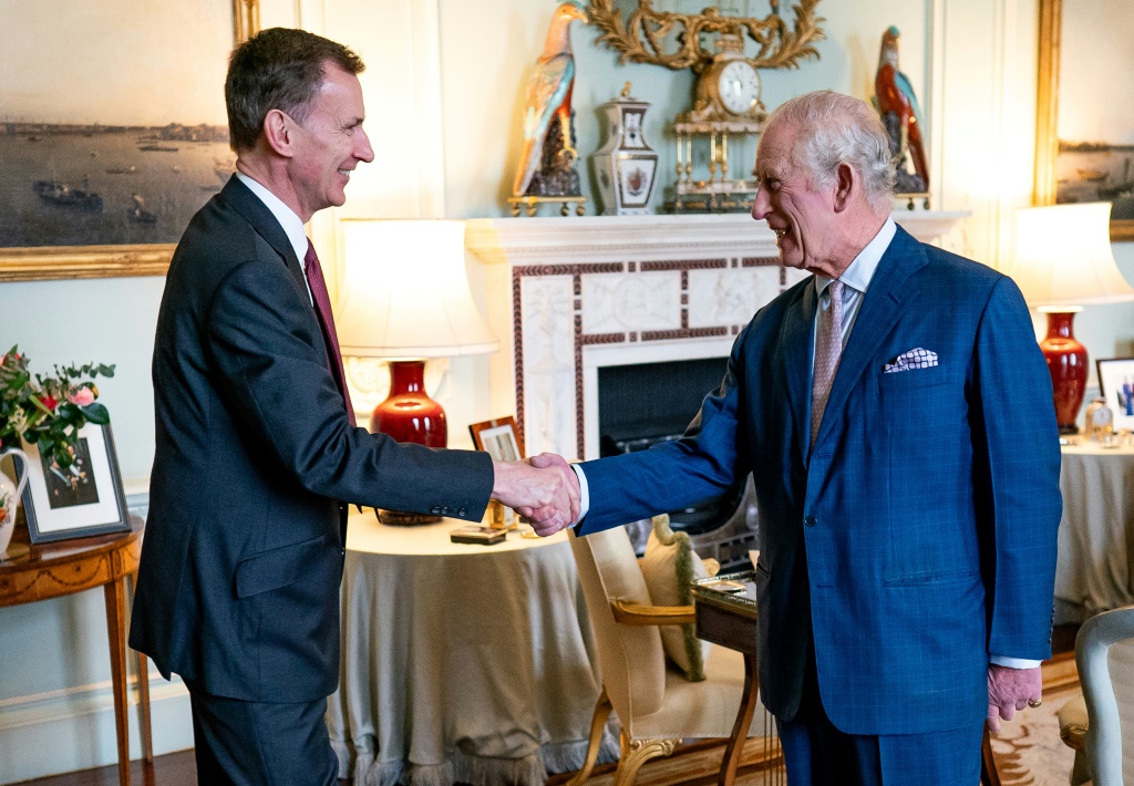 Hunt met with King Charles III on Tuesday