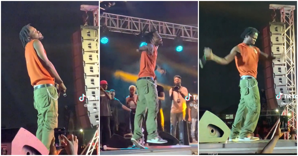 Wendy Shay Concert: Fameye "Attacked" Dj During Performance; His Demeanour Raises Questions