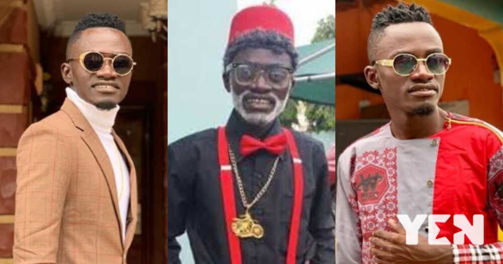 Lilwin flout social distancing rules splashing cash at Abossey Okai (Video)