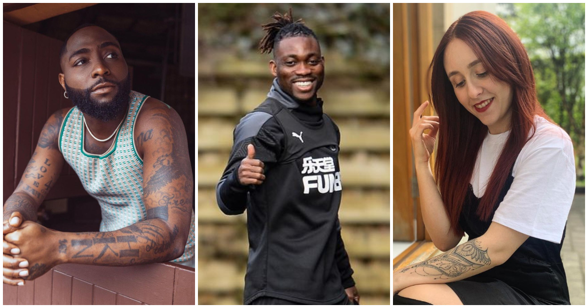 Christian Atsu: Davido sends message to late footballer's wife after she danced to his Unavailable music