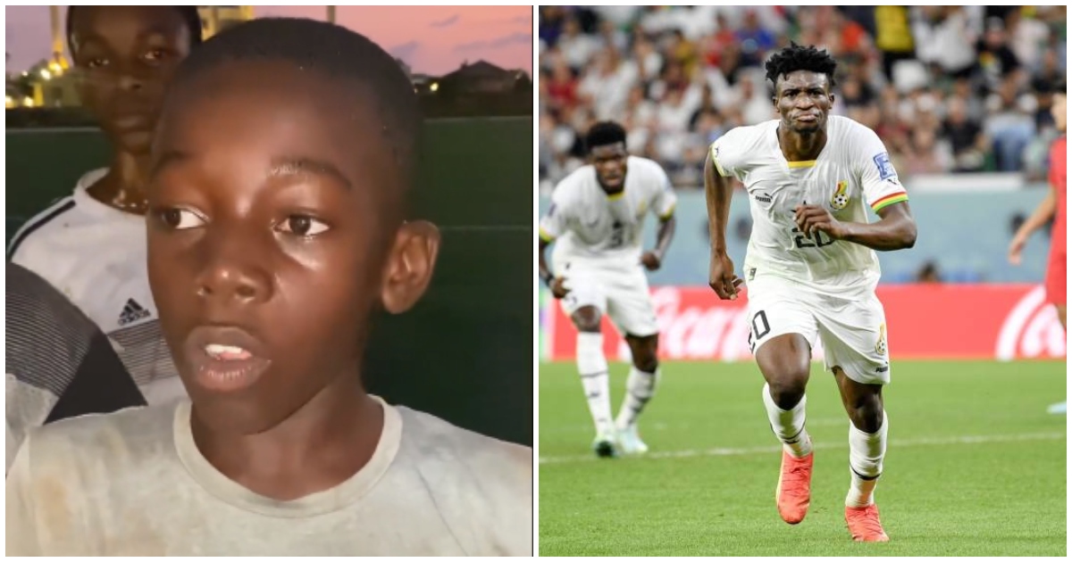 Ghanaian kid speaking in an interview after Ghana beat South Korea at the World Cup