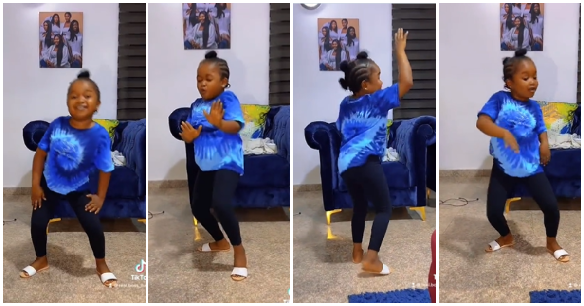 Young girl skillfully dances to 'Balance It' song by D Jay