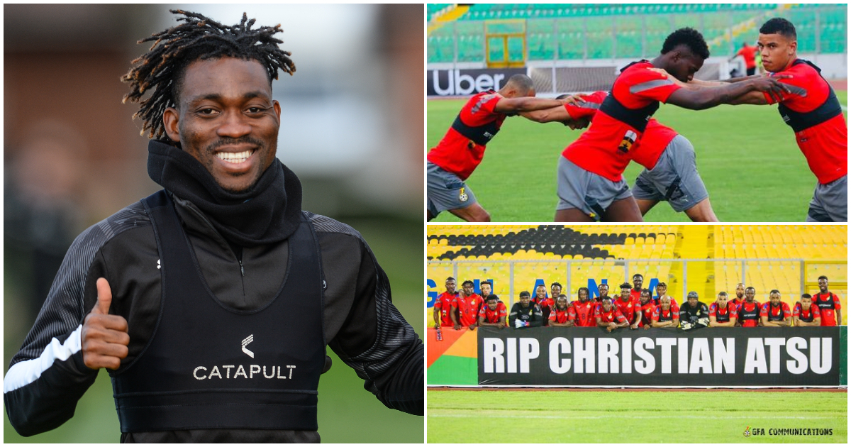 Black Stars pay tribute to Christian Atsu