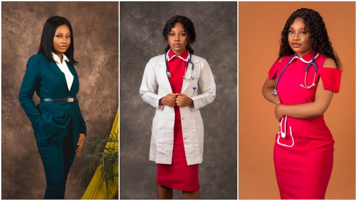 Cute Nigerian lady becomes doctor, men 'ask' for her hand in marriage