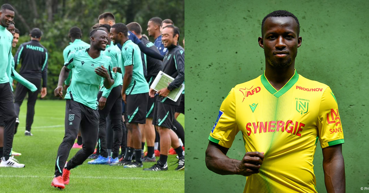 Osman Bukari enjoys first training session with new Nantes team mates