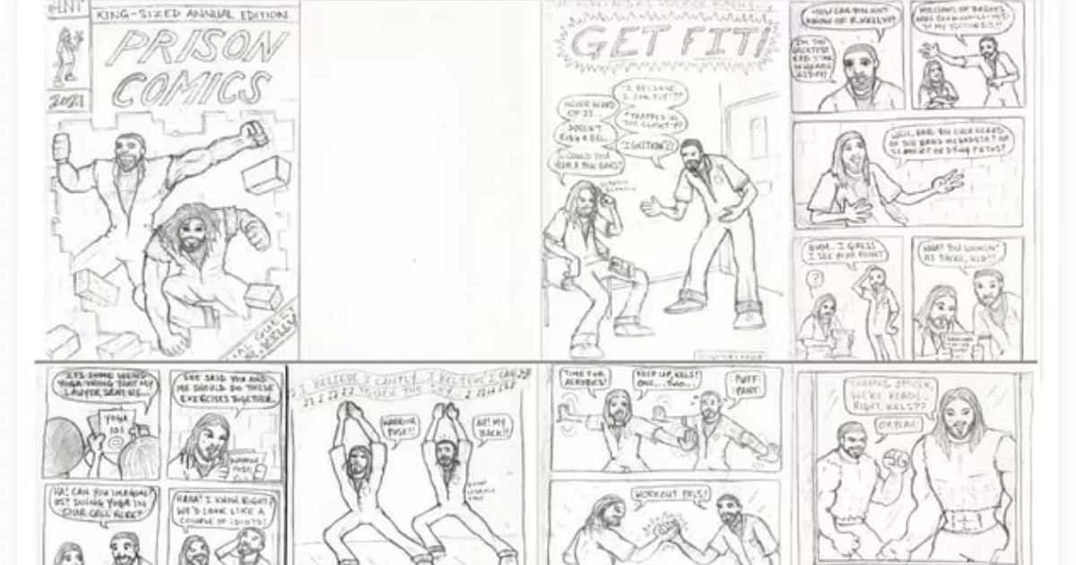 R. Kelly’s Cellmate depicts their experiences with each other in a new comic strip.