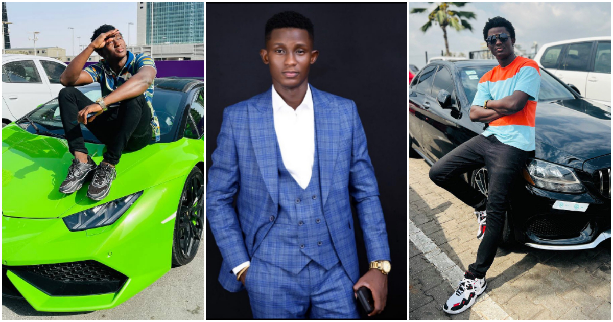 Photo of Ghanaian Kojo Forex and his cars
