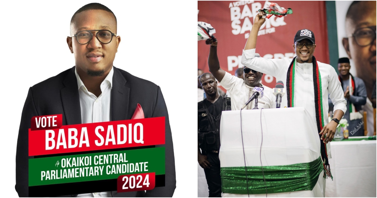 Baba Sadiq has picked nomination forms for the Okaikoi Central seat on the ticket of the NDC.