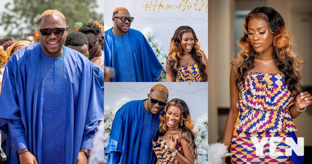 Fella Makafui Celebrates 1st Wedding Anniversary With Medikal; Shares Lovely Photos And Message