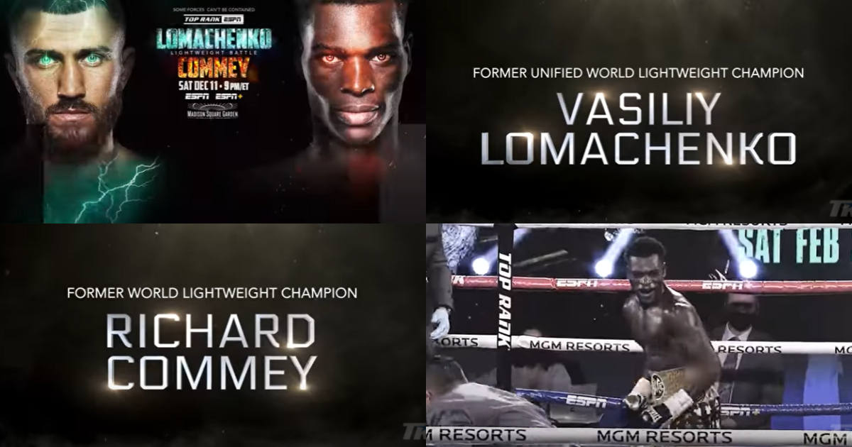 Video: Top Rank release epic "this gonna be madness" trailer of 4m GHC LomaCommey fight