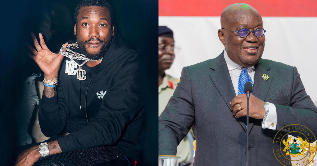 Meek Mill relishes meeting Akufo-Addo, explains why he is his favourite president
