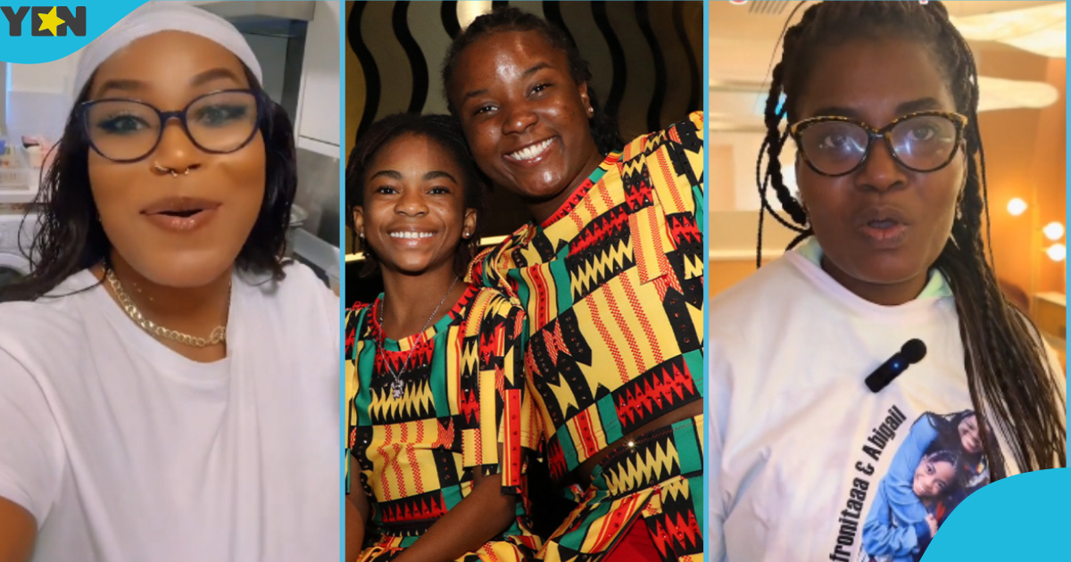 Photo of Afronita, Abigail and her mom and Maame Araba Smiley