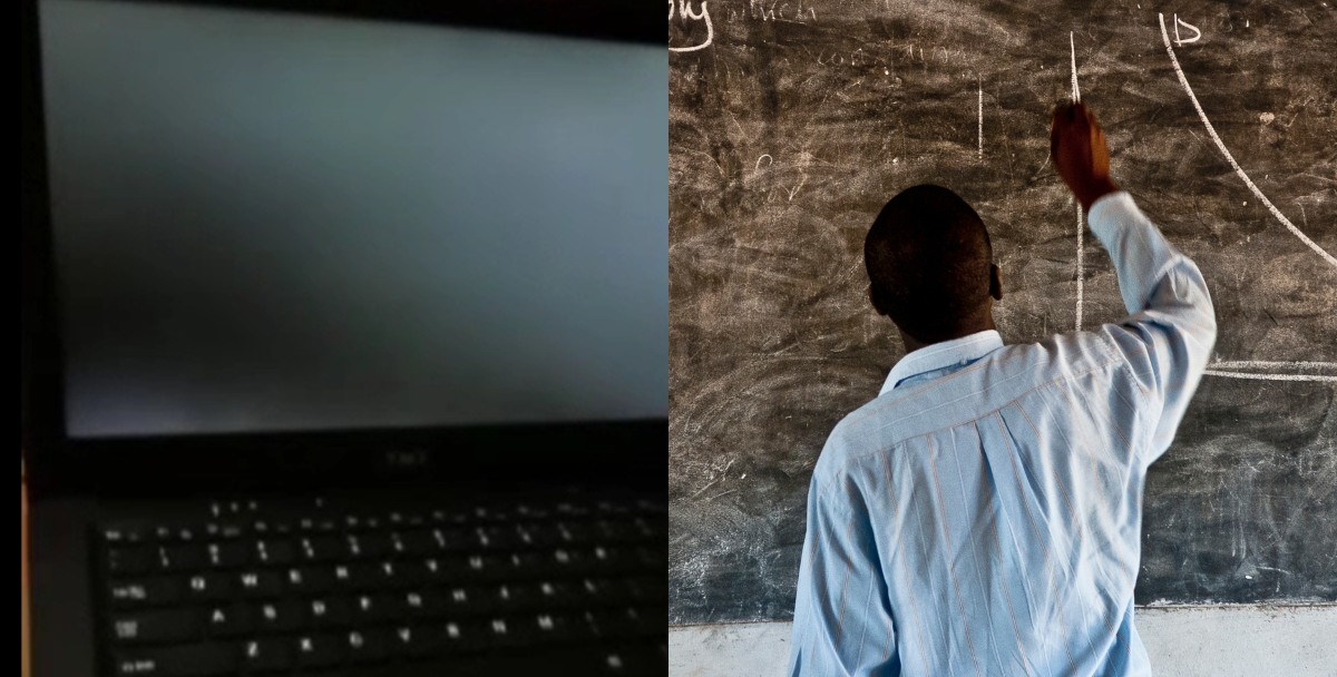 Ghanaian teacher and a free laptop