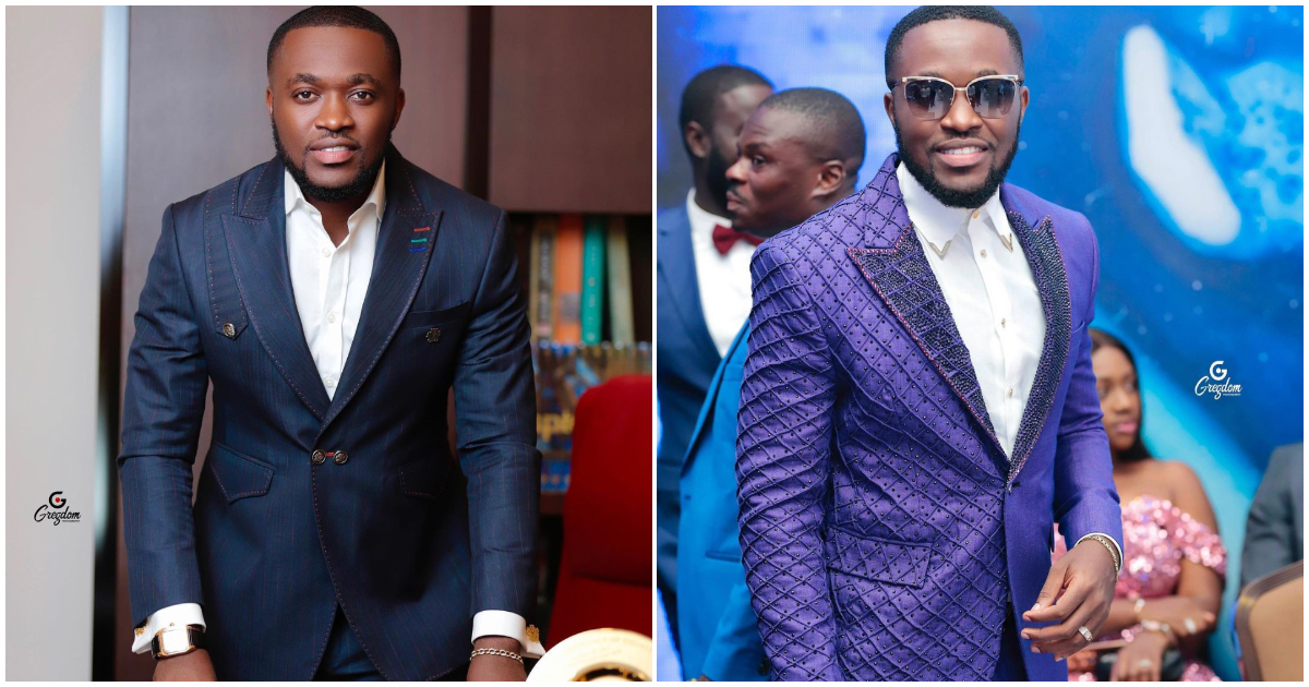 Kennedy Osei: 5 Times Despite's Handsome Son Modelled In Suits Designed By His Wife