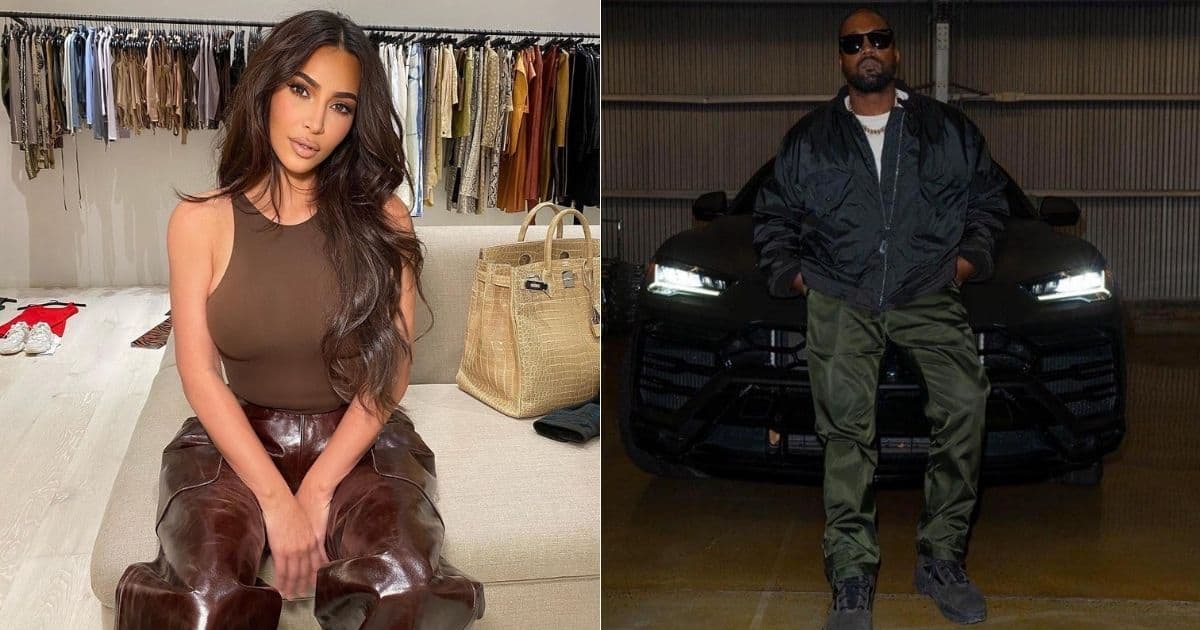 Kim Kardashian, Kanye West.