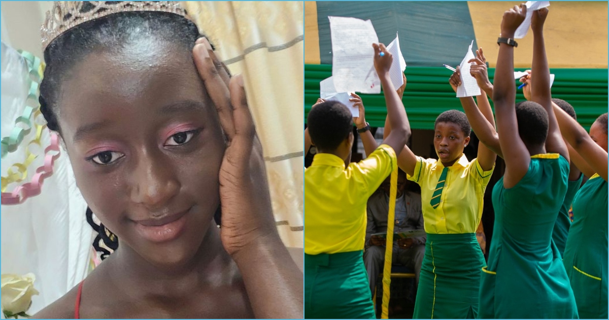 BECE: Ghanaian mother celebrates as daughter gains admission to Wesley Girls, peeps commend her