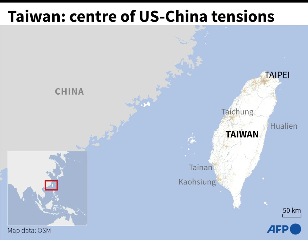 Taiwan at centre of US-China tensions
