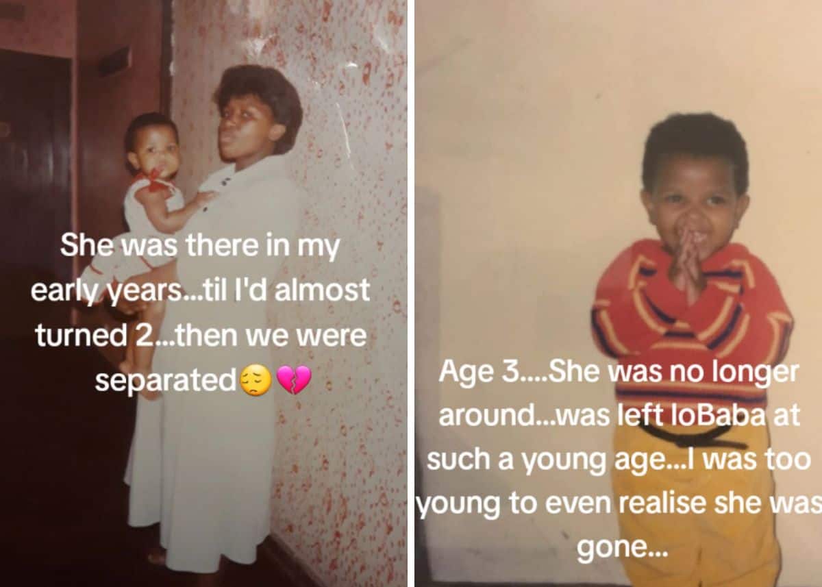 A woman is looking for her mother, who left her when she was two.