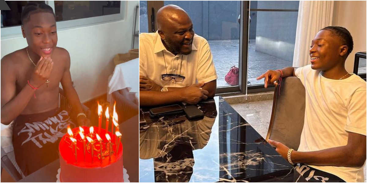 First-ever photos and video of Ibrahim Mahama's son pop up