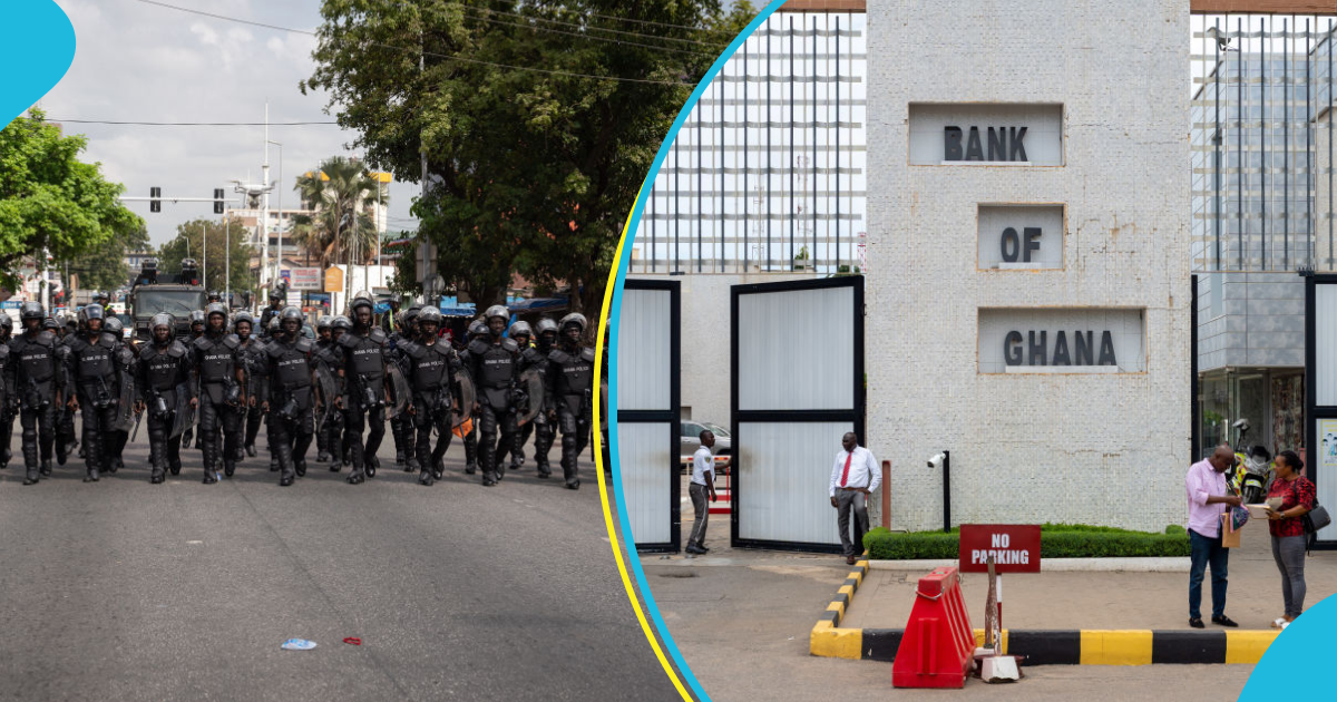 Major roads to be blocked as Ghana police outline route for the Minority's demonstration against Bank of Ghana