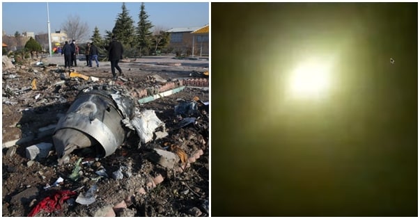 Breaking: New video appears to show moment Ukrainian plane was hit by a missile in Iran