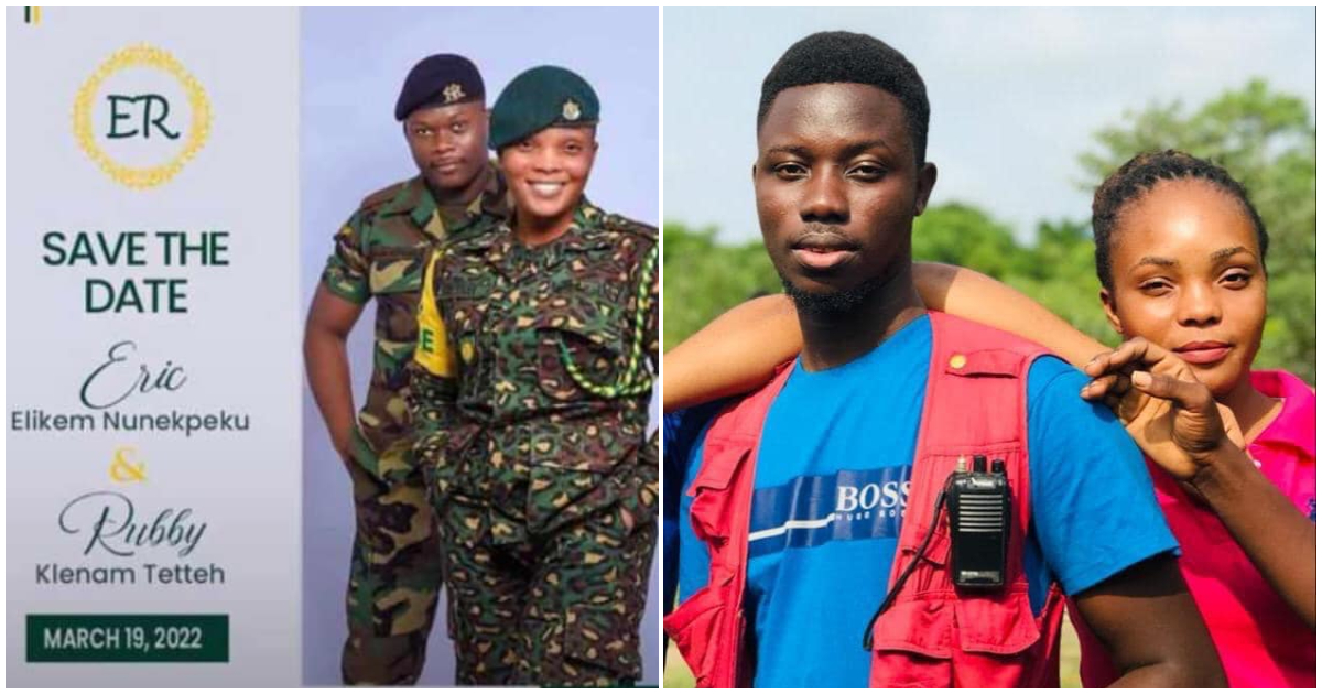 Man disgraces girlfriend who 'spent' his money & dumped him for soldier, shares their photos on her wedding day