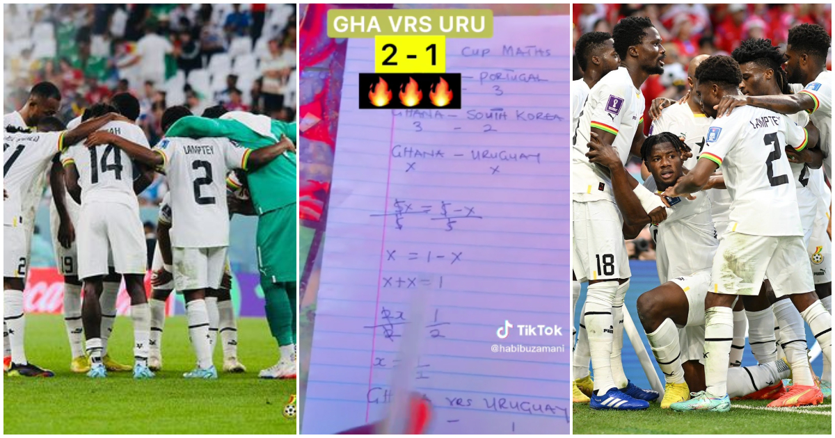 Man drops 'mathemical calculation' showing Ghana will win against Uruguay, video cracks ribs