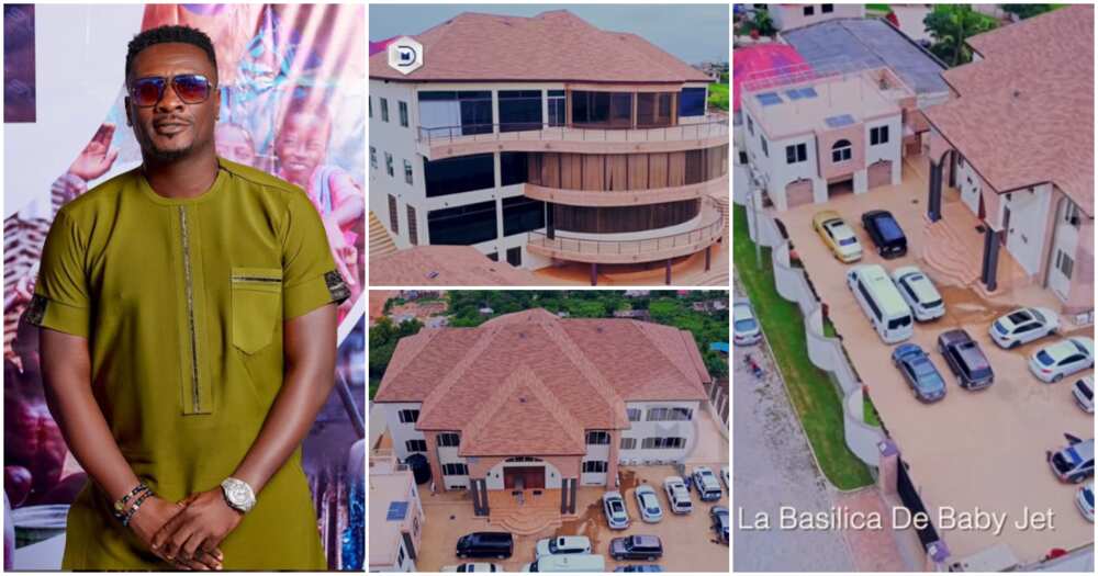 Photos of Asamoah Gyan and his mansion.