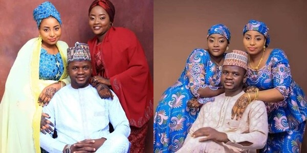 Man marries two wives on same day; says it's his dream come true as photos cause stirs on social media