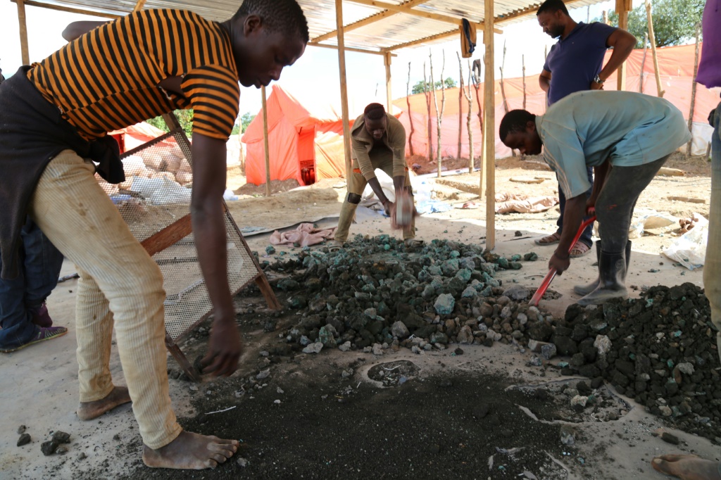 Blue gold: Soaring demand for cobalt has sparked a rush by unlicensed miners in DR Congo