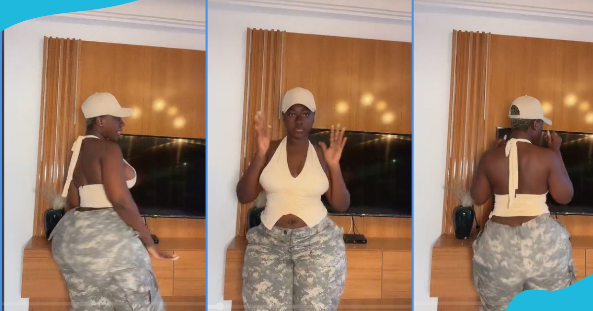 Hajia Bintu whines her massive curves in video, many marvel at how big they've become