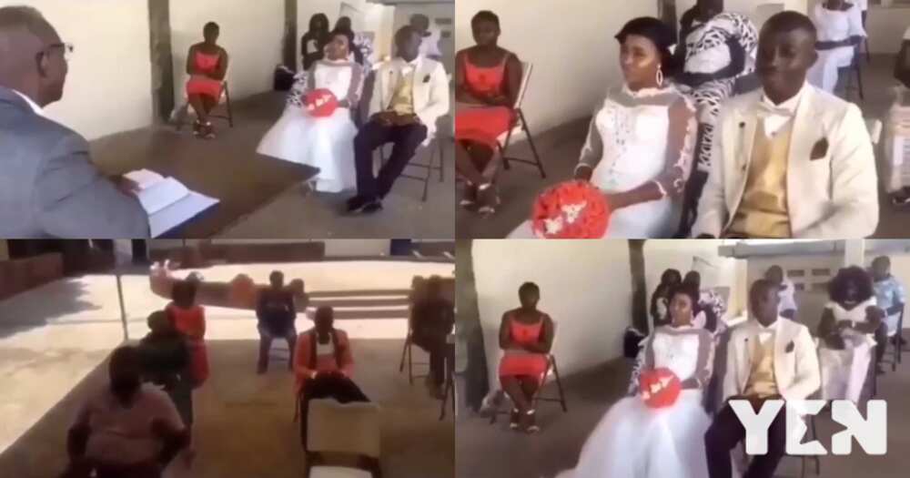 Coronavirus: Couple hold simple wedding amid public gathering ban
