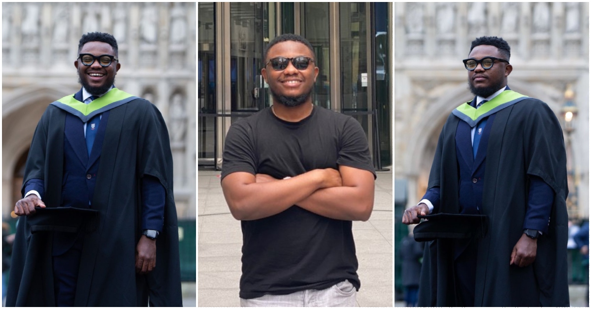 Photos of YOLO actor King George in graduation pictures