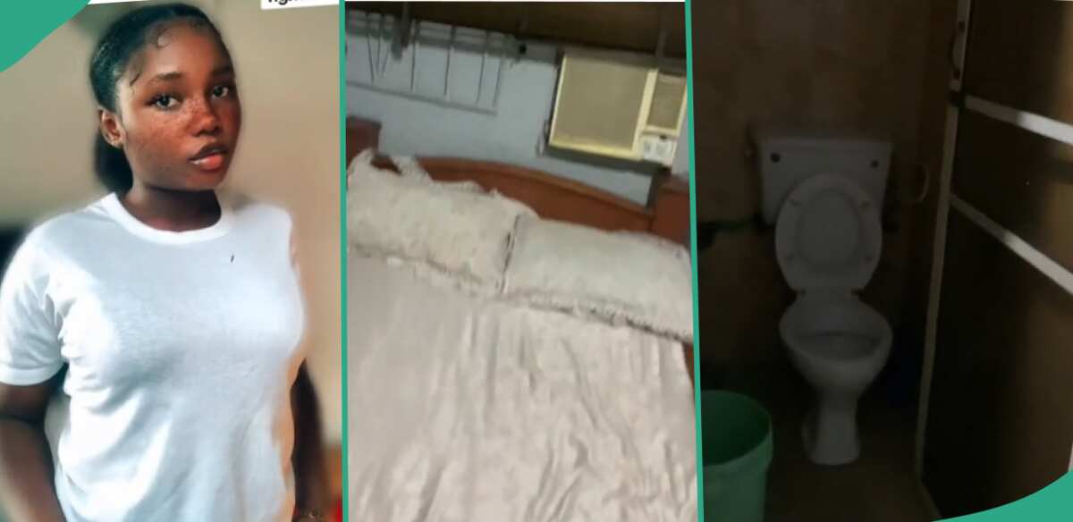 "I was blindfolded": Lady shares video of the 1-star hotel her new boyfriend took in a viral video