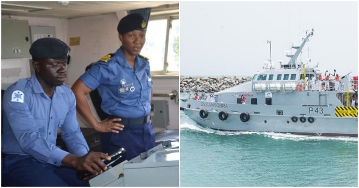 First female Commanding Officer leads her first maritime mission between Ghana-Nigeria