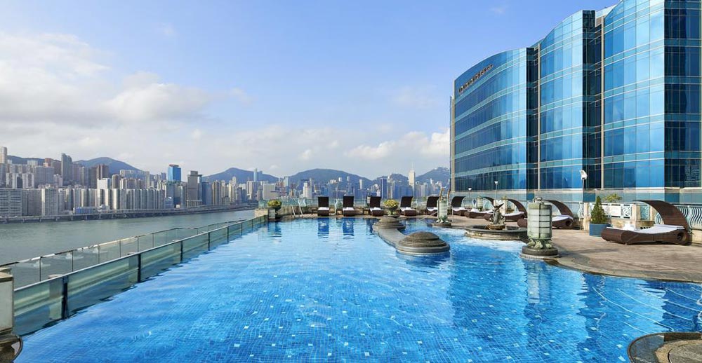 A shot taken at Intercontinental Hotel in Hong Kong