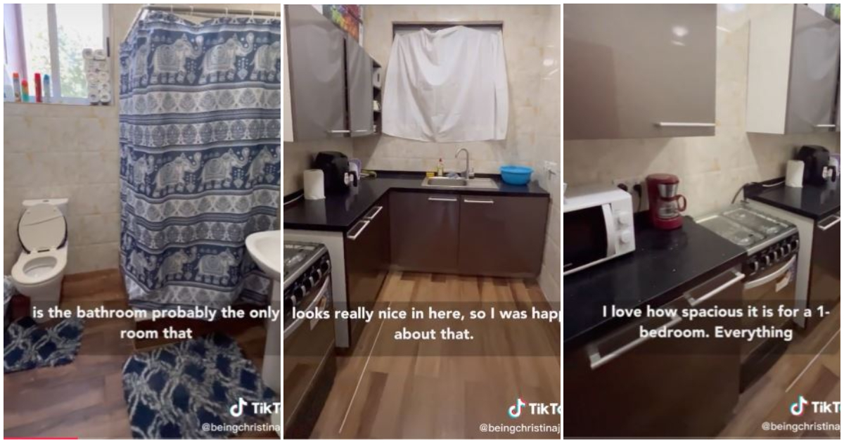 Woman flaunts apartment she rented in Ghana for GH₵2,000/month