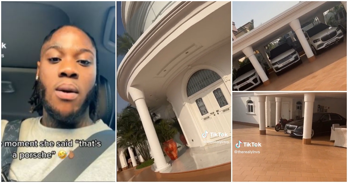 A TikToker flaunts his uncle's gorgeous mansion in Ghana