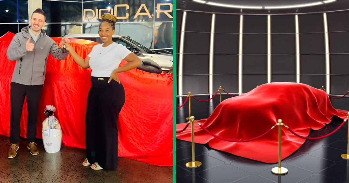 Woman flexes first car at 32, celebrates in video as peeps congratulate her