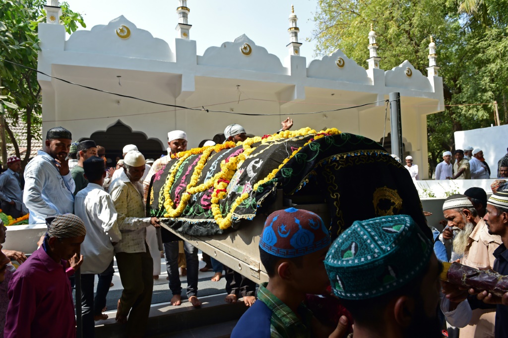 Around 50 Hindu cremations were held on Monday, and 37 Muslim funerals were being carried out at the only Islamic cemetery in the district