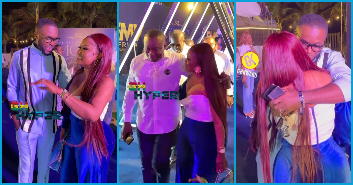 Beautiful videos drop as Ofori Sarpong and Kennedy Osei show love to McBrown at a party