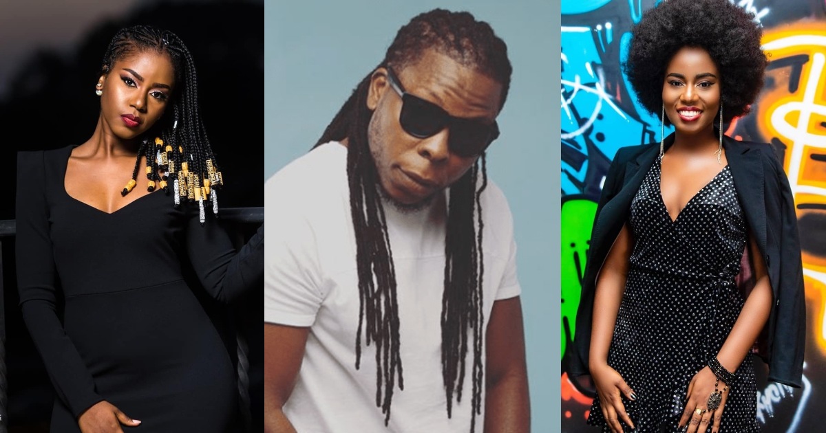 Tiwa Savage reacts as MzVee poses with Edem in new photos