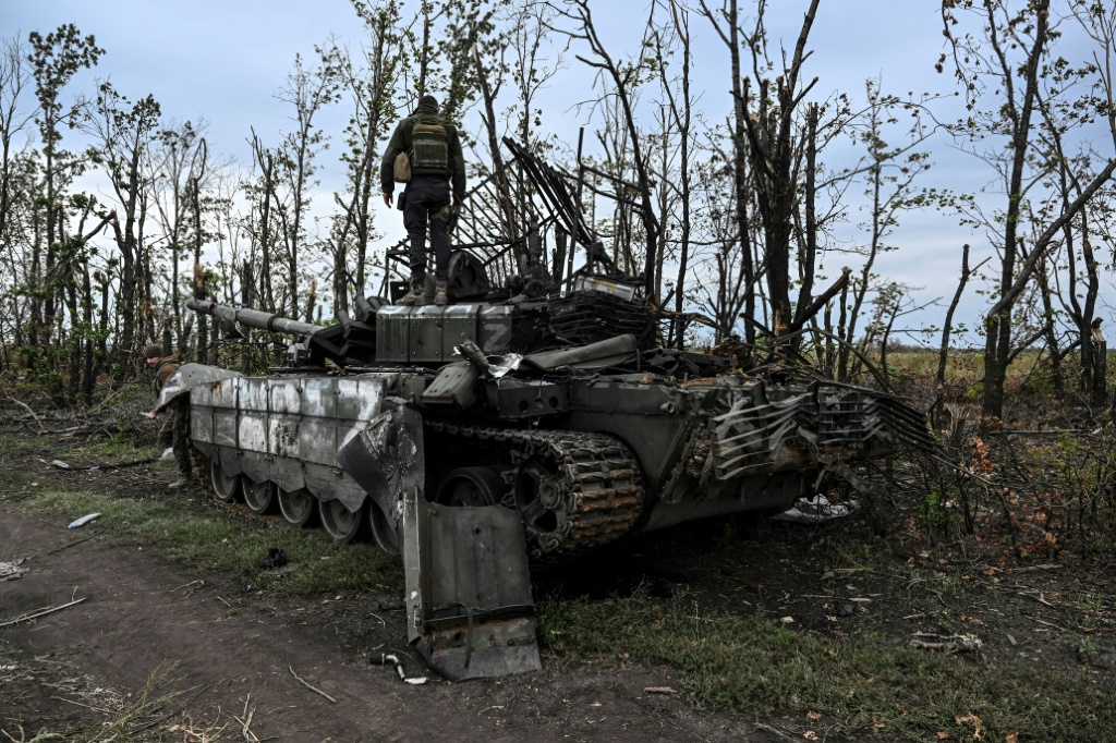 Russian troops left military equipment and ammunitions behind as they fled