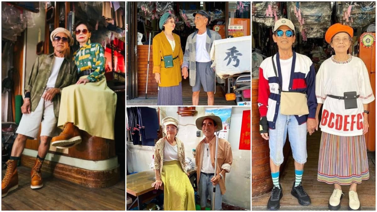 Old Couple Wear Clothes People Forgot in Their Shop, Model Them to Become Big Fashion Stars