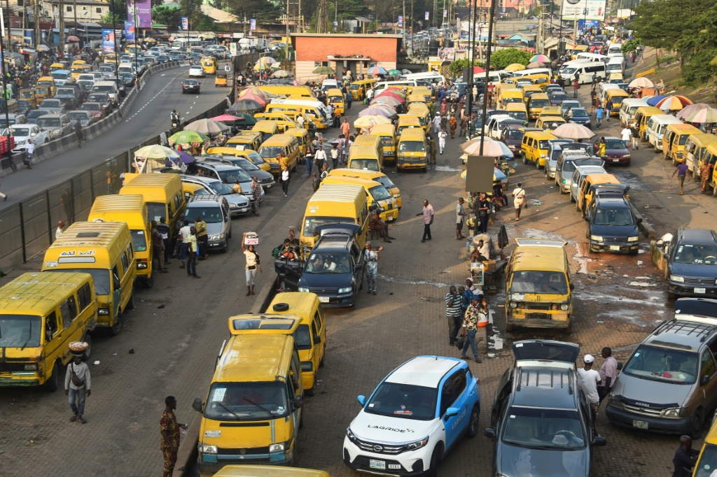 Gridlock: Commuters can waste hours in Lagos's notorious traffic jams