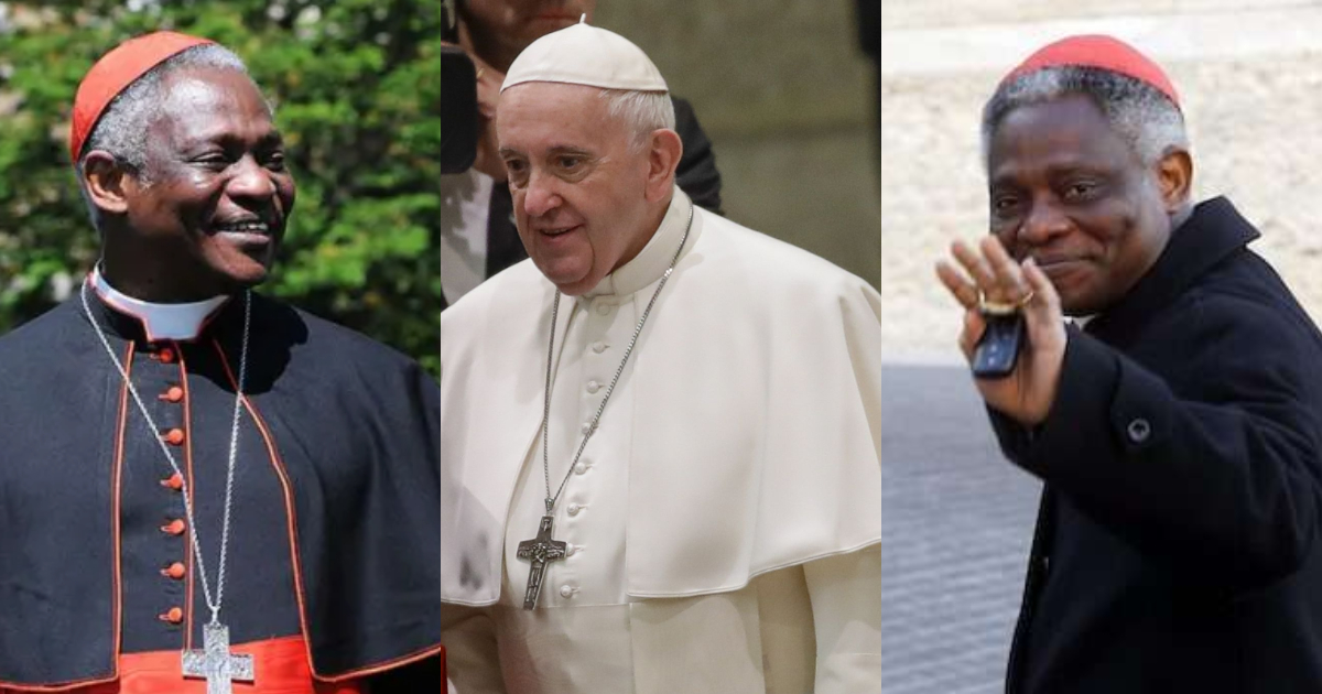 Cardinal Peter Turkson and Pope Francis