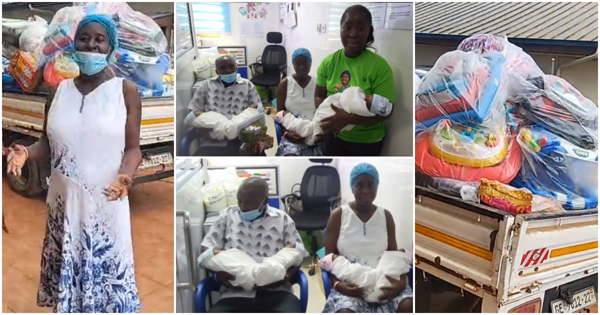 Mom of quintuplets receives over GH¢30,000 and other useful items from donors.