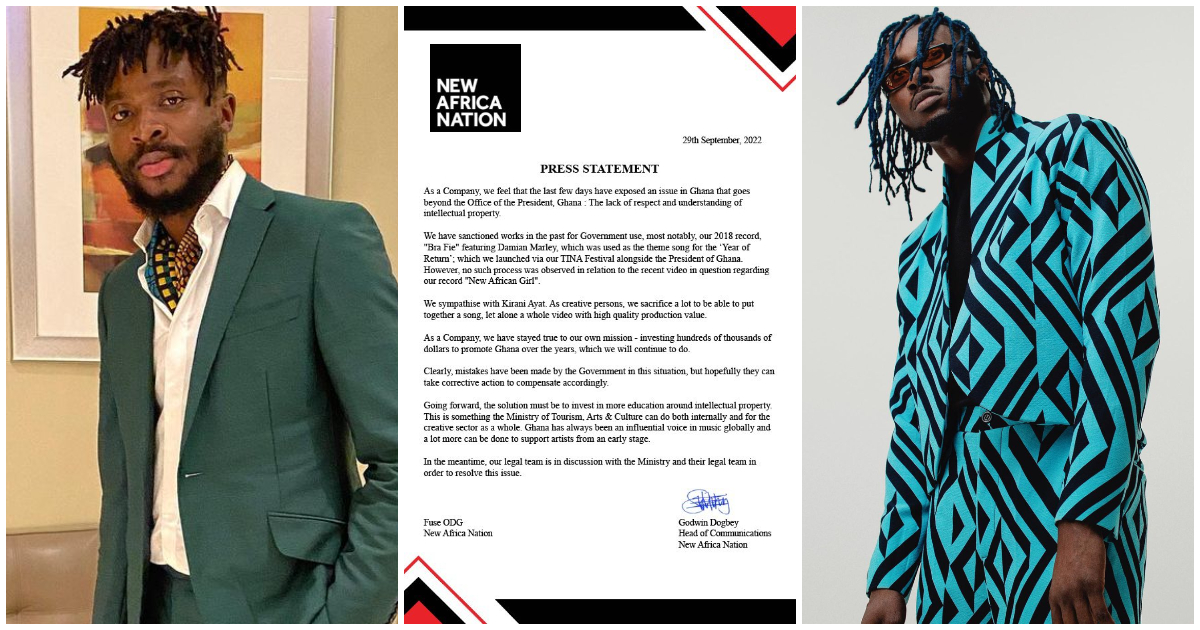 Fuse ODG Sympathizes with Kirani Ayat Over Plagiarism; Accuses President of Stealing His Intellectual Property