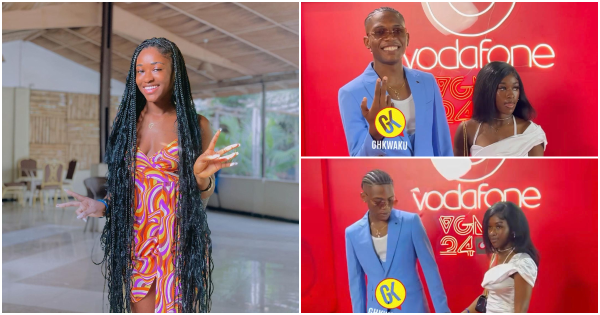Ghanaians lash out at TikToker Yaa Baby for wearing a white dress to the 2023 VGMA; "This is not an Easter convention"